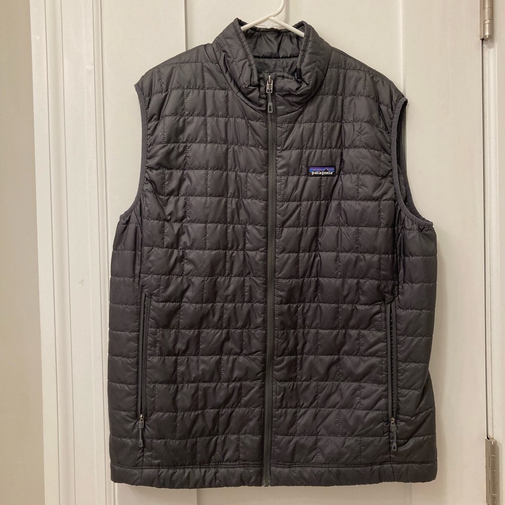 Patagonia nano puff vest size XL gray